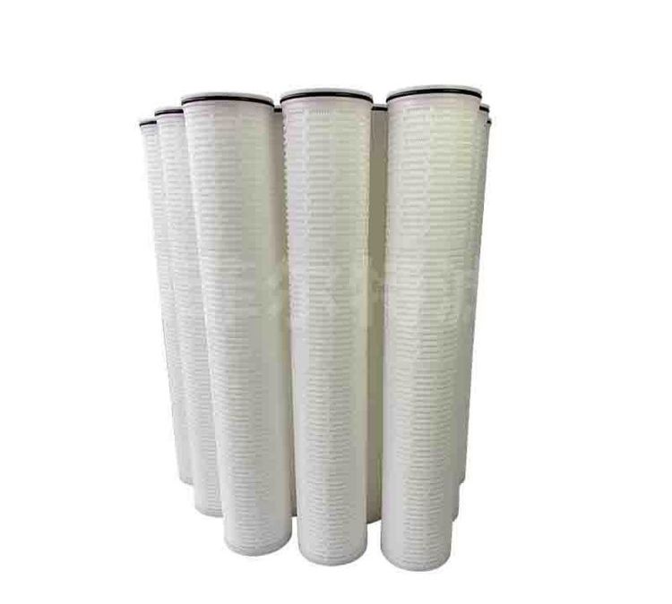 Large-flow water filter element cleaning and replacement guide