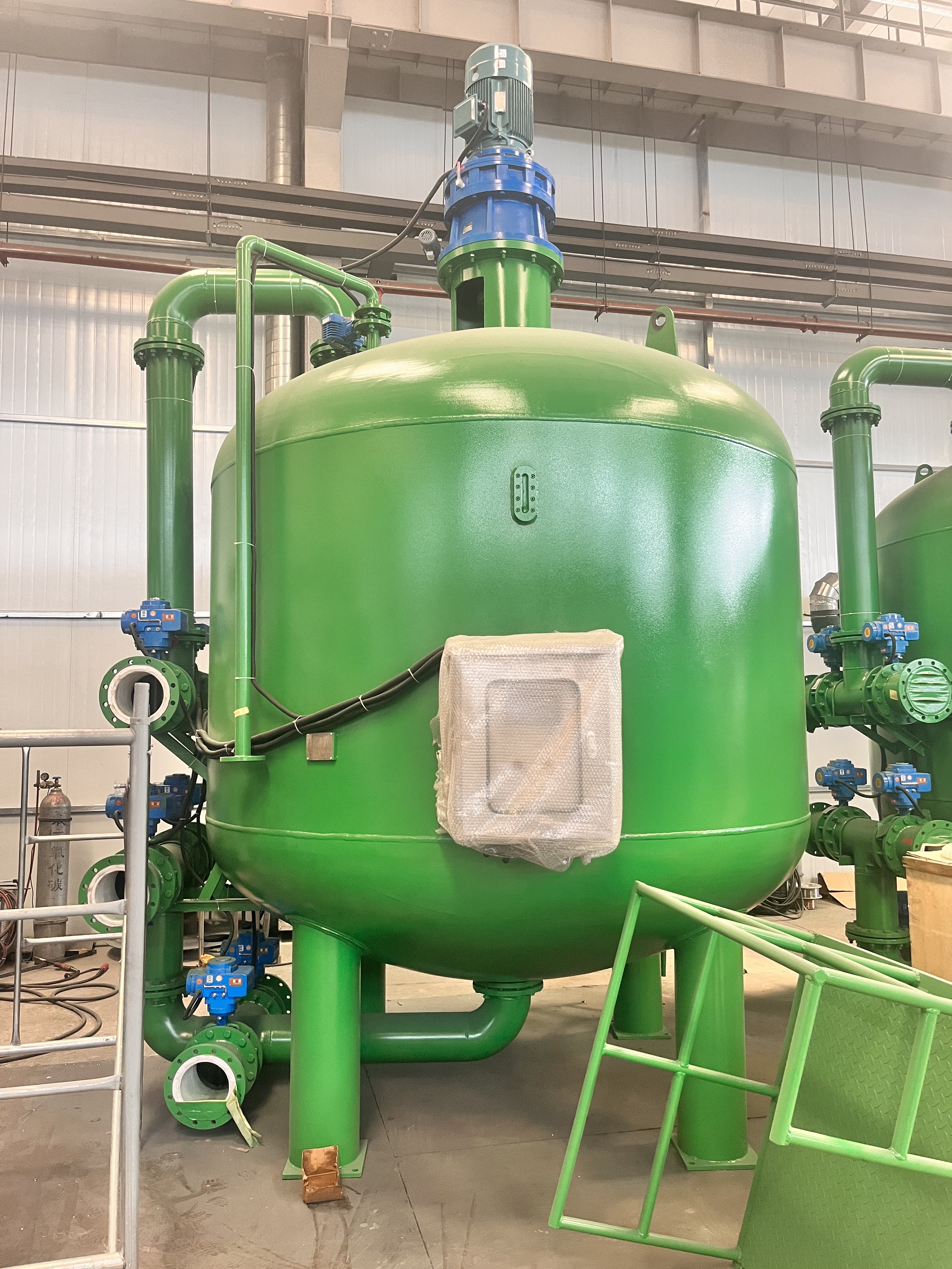 Iron and manganese filtration system protection equipment operation