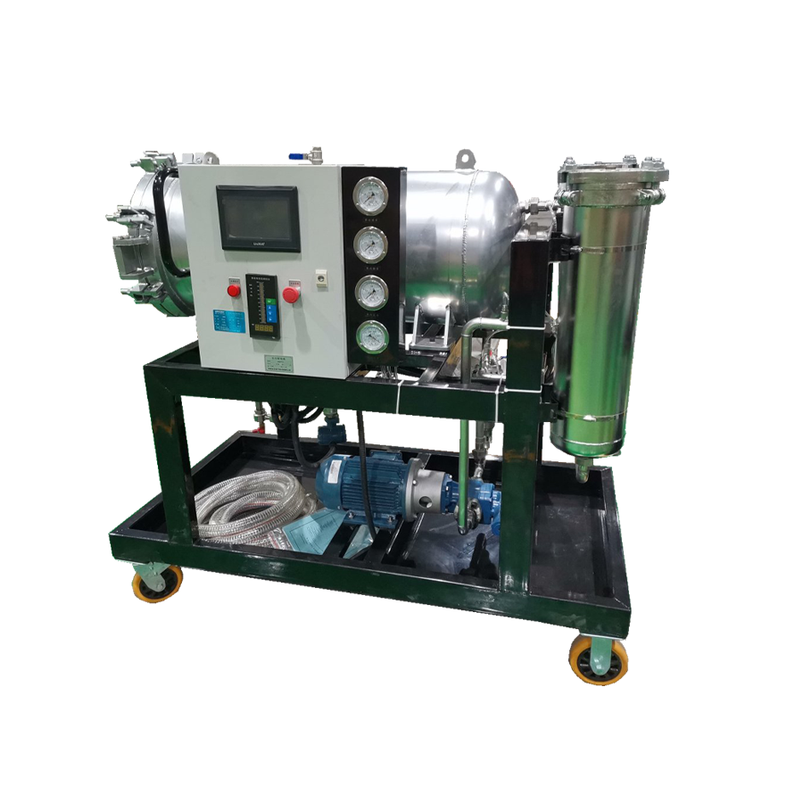 400L Coalescence Dehydrated Hydraulic Oil Filter Machine for steel plant