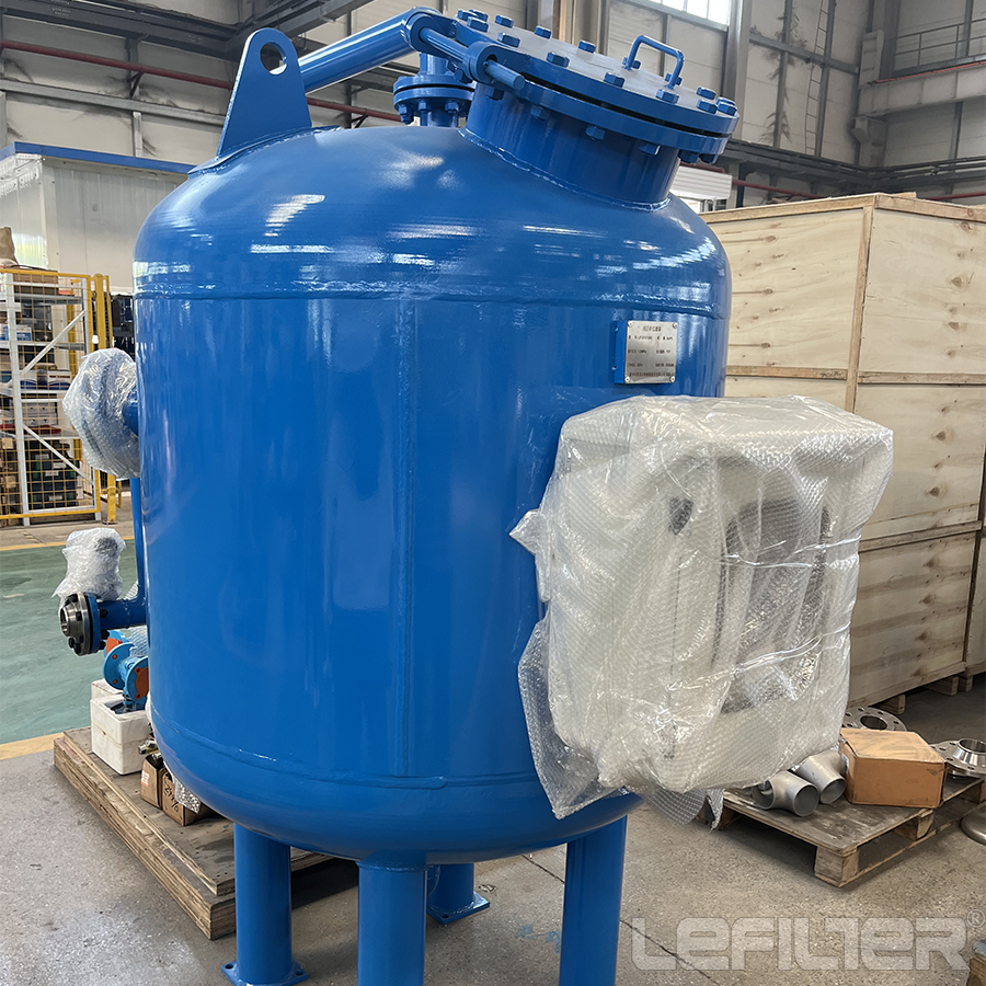 Medium quartz sand filter for deep water filtration treatment (2)