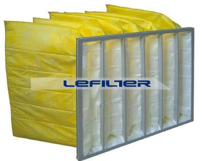 chemical fiber filtering media  F8 class dust bag manufactur